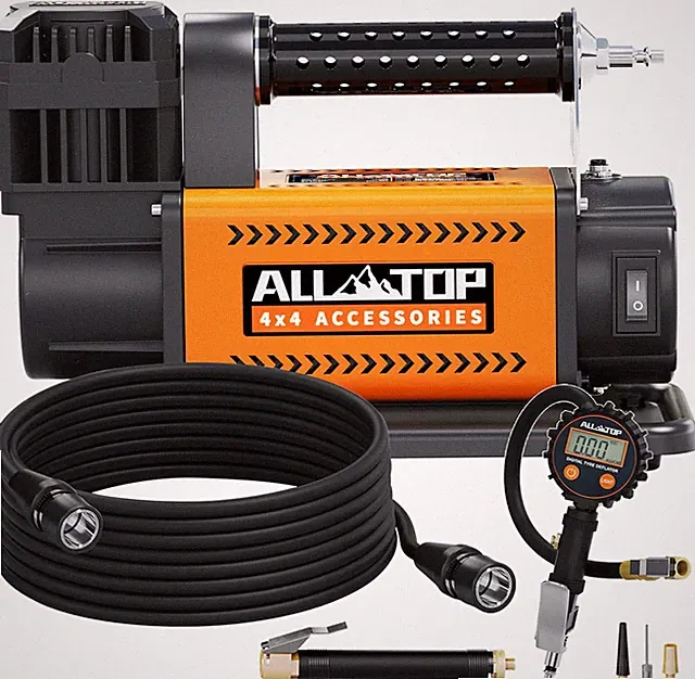 Air Compressor with Digital Pressure Gauge Tire Inflator Kit, 12V Portable Infla