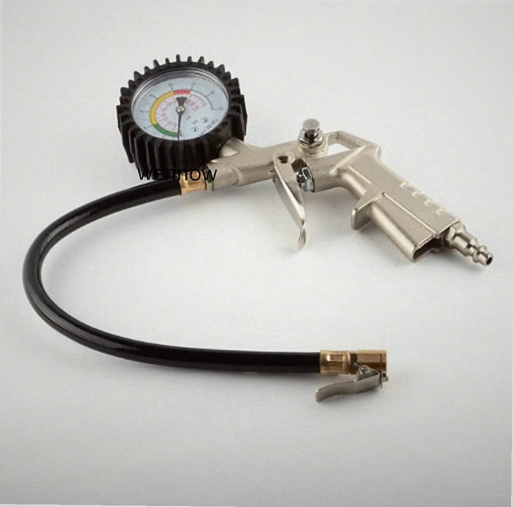 Air Tire Inflator w/Dial Gauge Air Wheel Automotive Compressor