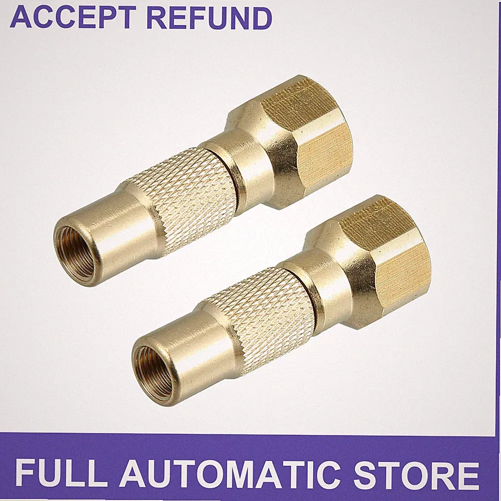 Car Tire Chuck Screw on Adapter Air Chuck Tire Inflator Compressor Connect 2 Pcs